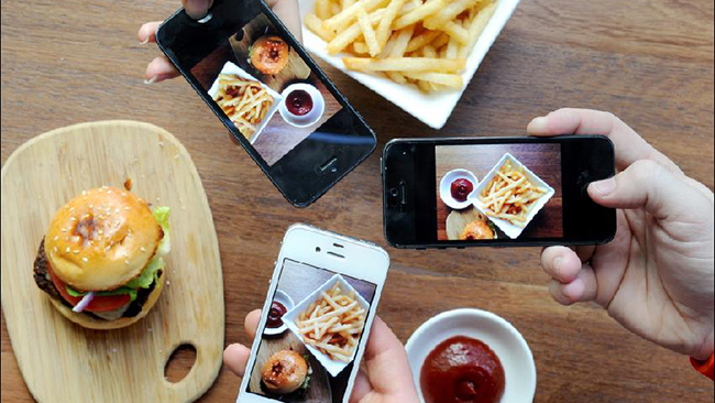 phones and food